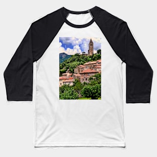 Olargues in the Haute-Languedoc, France Baseball T-Shirt